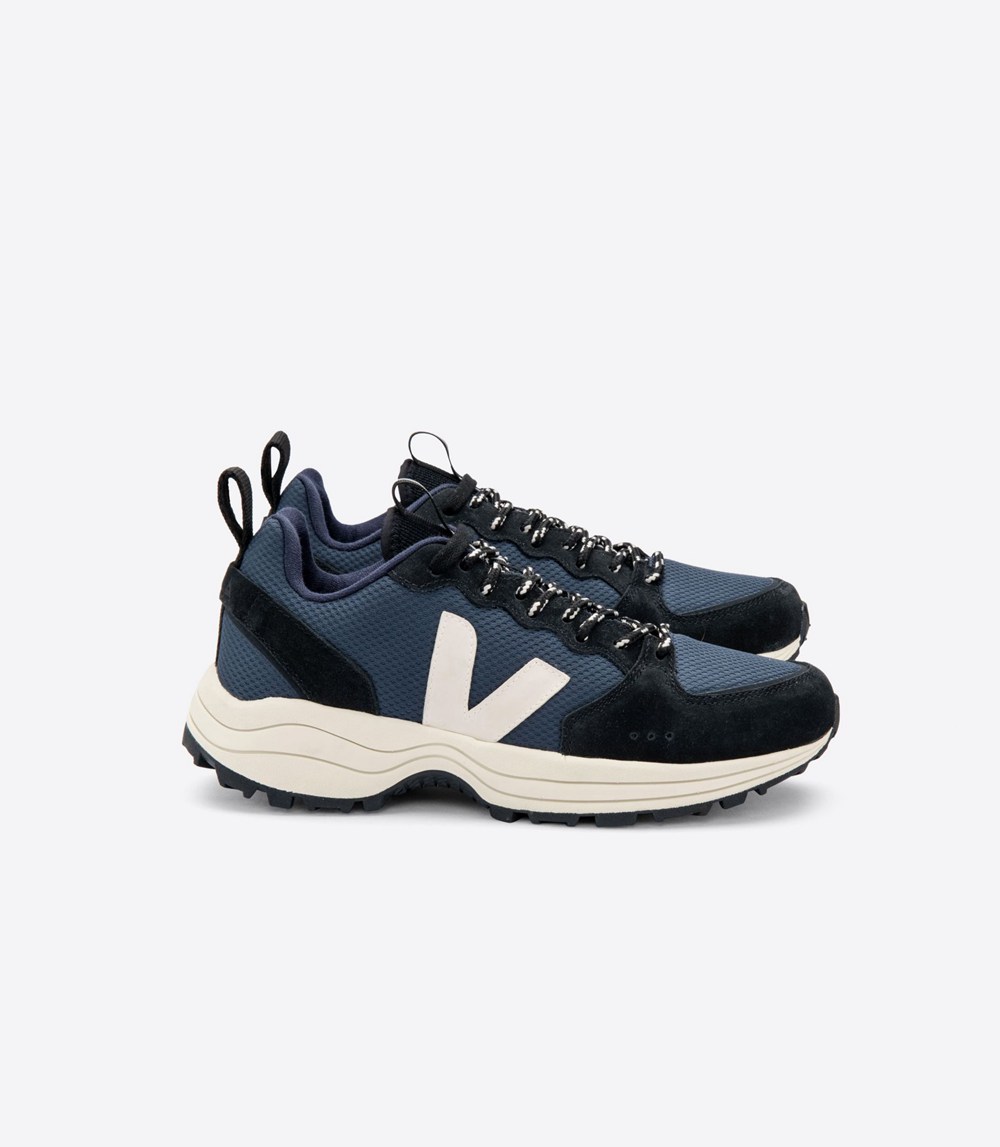 Veja Sneakers Mens - Venturi Alveomesh Nautico Pierre - Black - 6527JHSUL